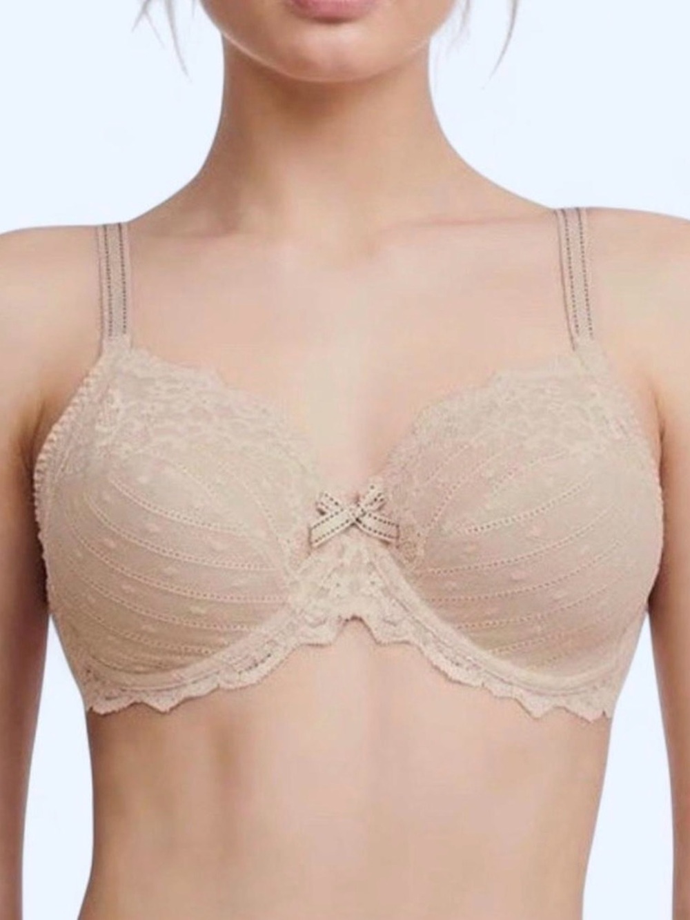 Chantelle Rive Gauche Full Coverage Unlined Bra in Cappuccino Size 40D